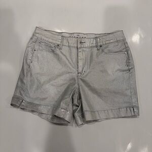 White house black market metallic shorts 6